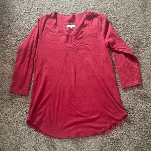 Elegant Red Women's Top